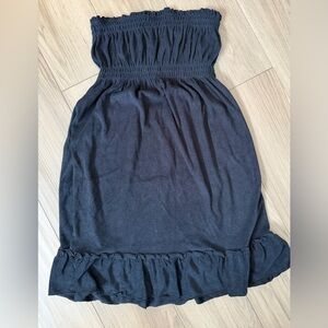 Vintage OP Black Terry Cloth Swimsuit Coverup. Sz M 7/9 Junior. NWT